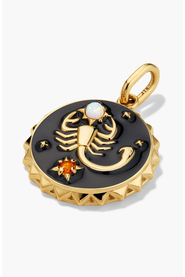Cosmic Charm Pendant, Alternate, color, Gold - Scorpio