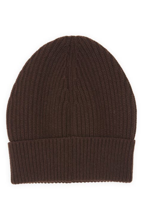 Rib Wool & Cashmere Beanie