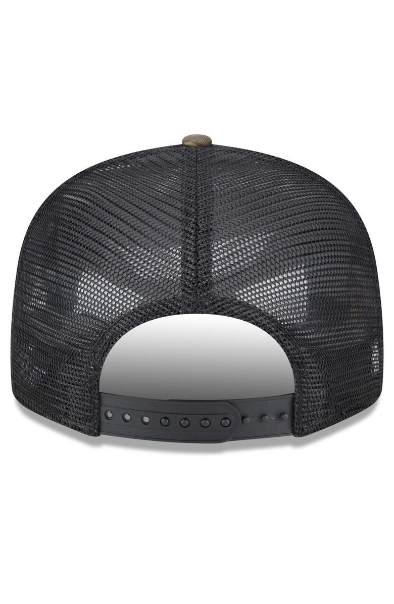 New Era Men's New Era Camo/Black Nebraska Huskers Classic Trucker 9FIFTY Snapback Hat, Alternate, color, 