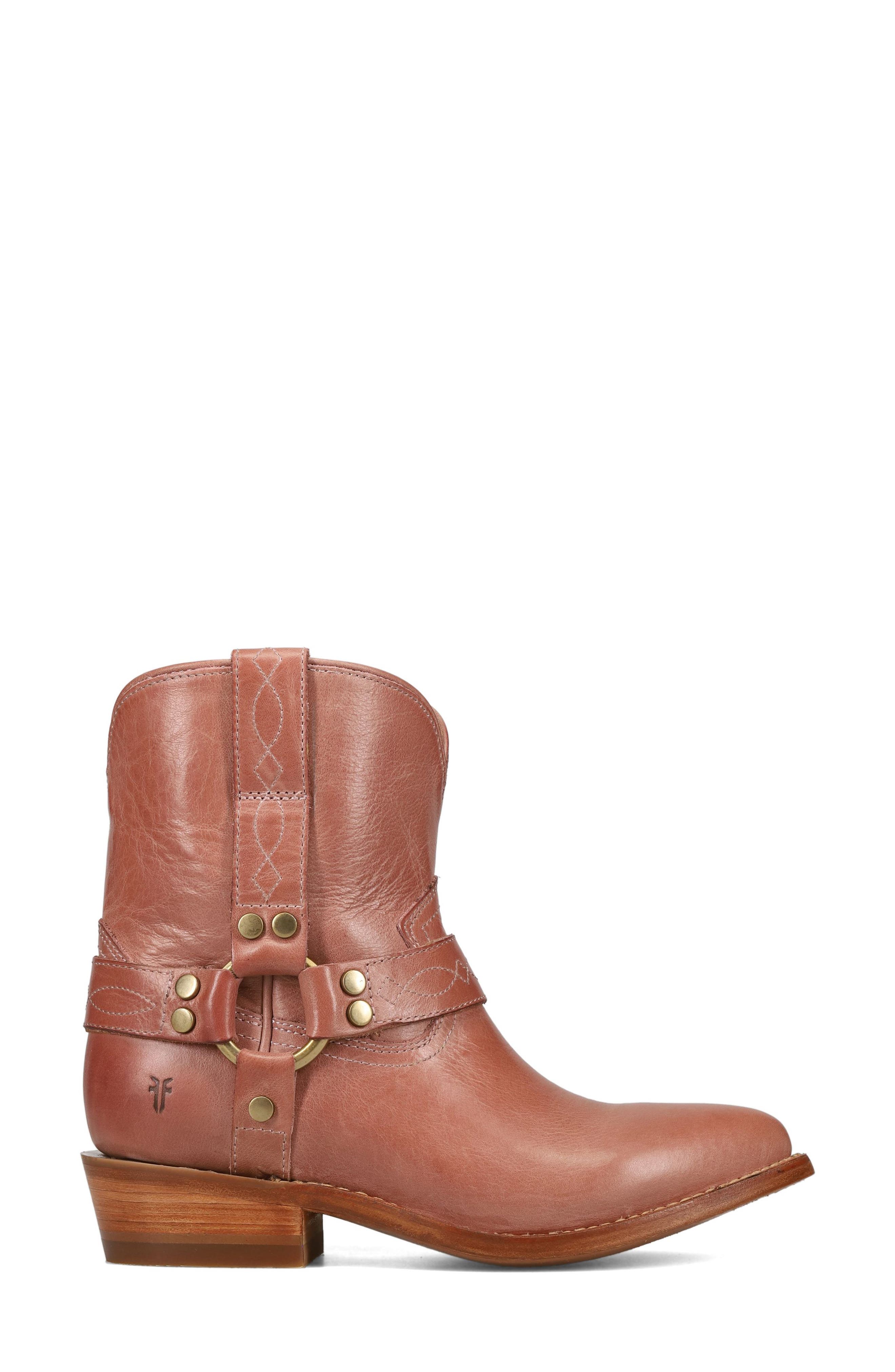 Frye Billy Harness Bootie, Alternate, color, Woodrose