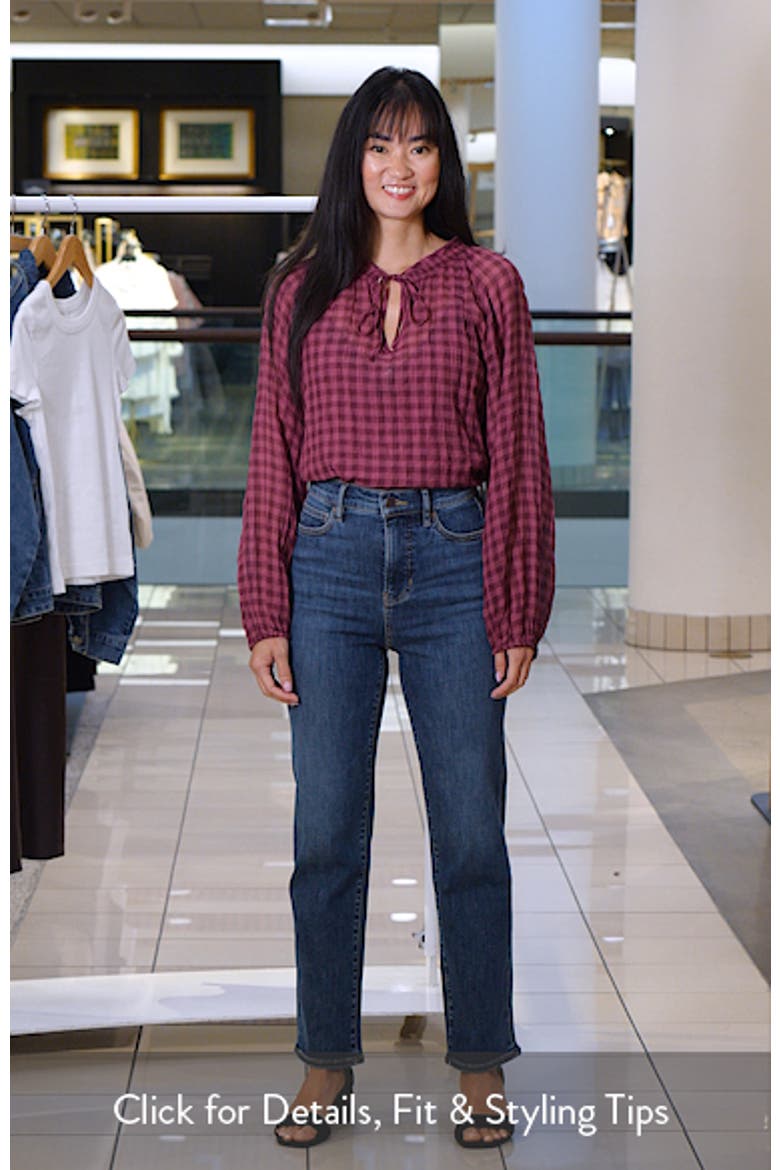 Milla High Waist Ankle Slim Straight Jeans video
