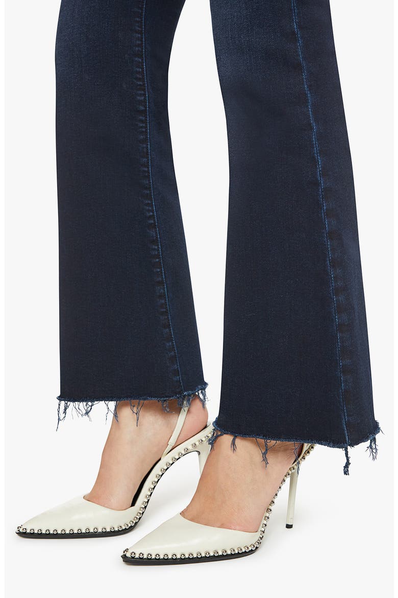 Lil' High Waist Raw Hem Wide Leg Jeans, Alternate, color, CHIP ON MY SHOULDER