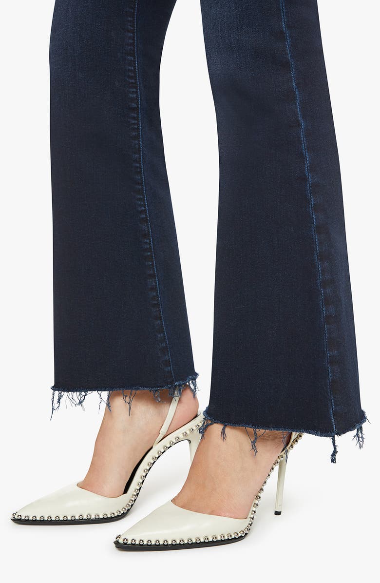 MOTHER Lil' High Waist Raw Hem Wide Leg Jeans, Alternate, color, Chip On My Shoulder