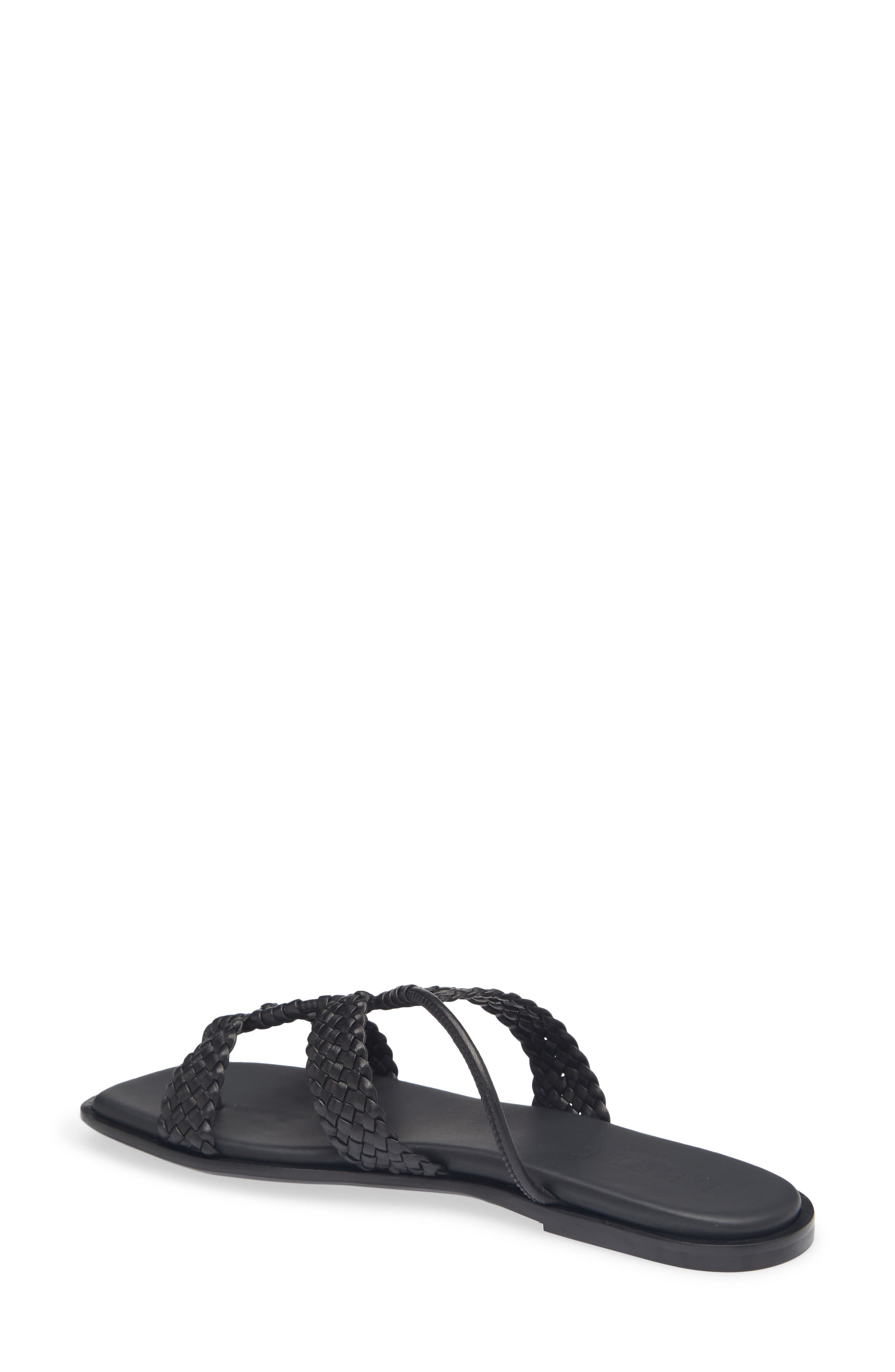 HEREU Woven Strappy Sandal, Alternate, color, Black