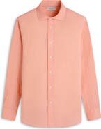 Bugatchi Axel Shaped Fit Linen Button-Up Shirt