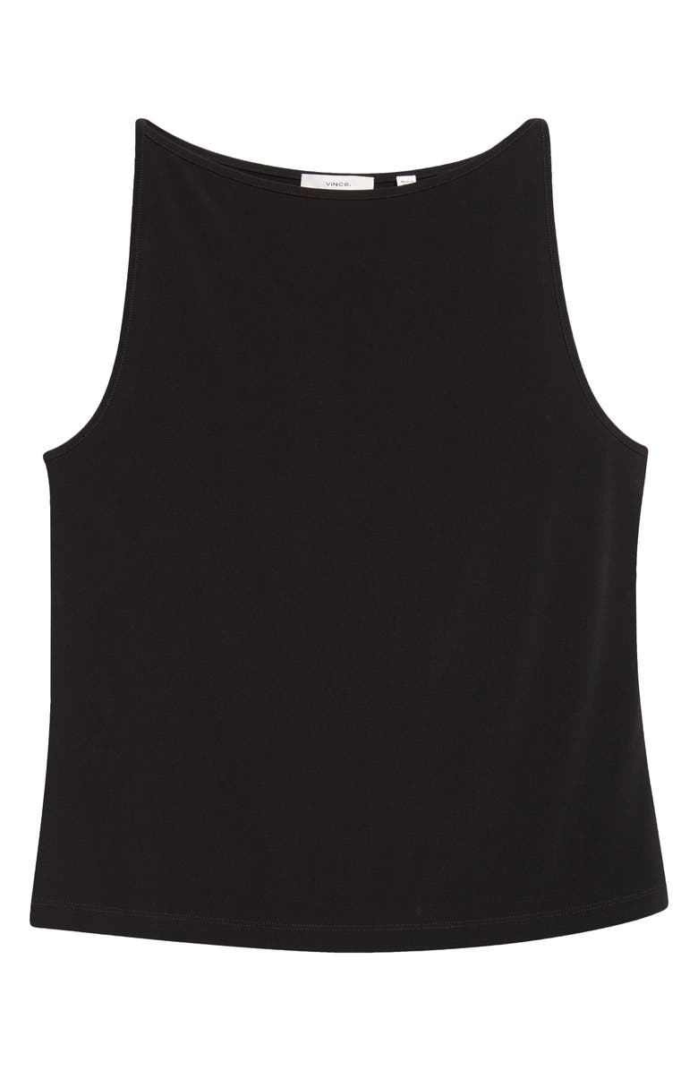 Vince Boat Neck Tank, Alternate, color, Black