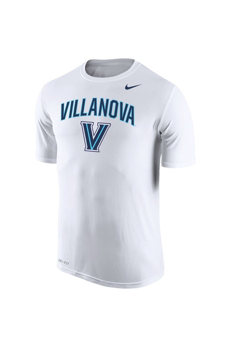 Men's Nike White Villanova Wildcats Arch Over Logo Performance T-Shirt, Alternate, color, White