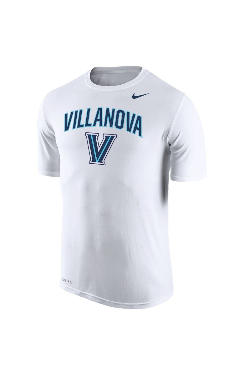 Nike Men's Nike White Villanova Wildcats Arch Over Logo Performance T-Shirt, Alternate, color,