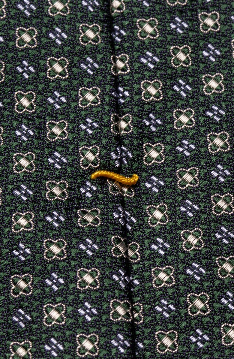 Eton Neat Floral Silk Tie, Alternate, color, 