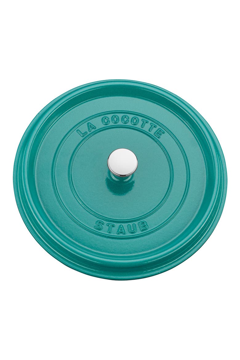 5.5-Quart Enameled Cast Iron Dutch Oven, Alternate, color, TURQUOISE