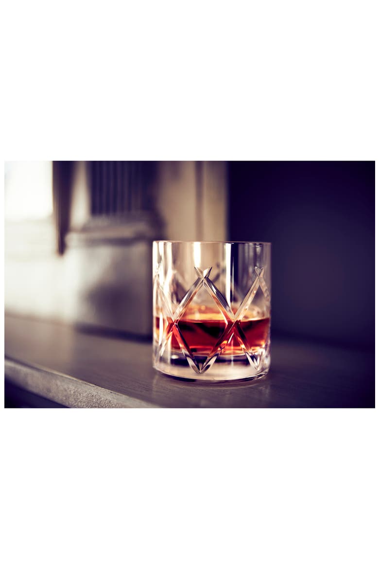 Set of 2 Connoisseur Olann Straight Lead Crystal Tumblers, Alternate, color, CLEAR