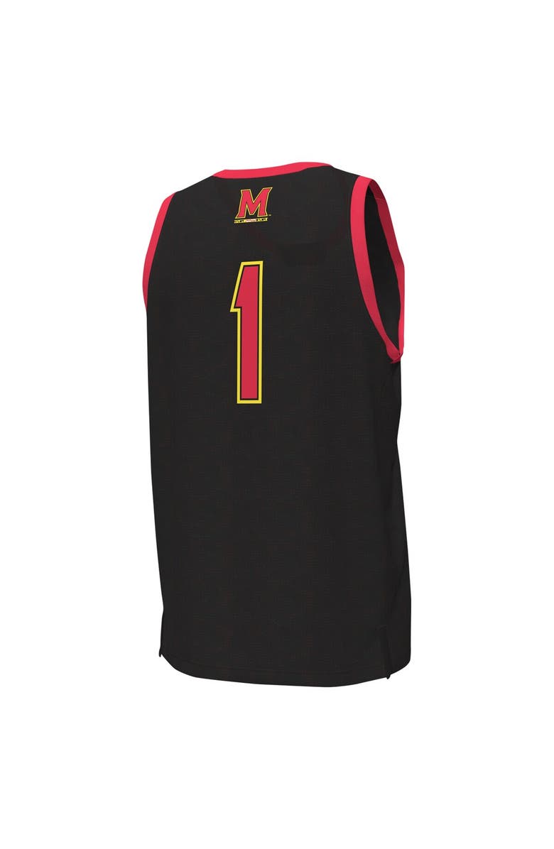 Under Armour Men's Under Armour #1 Black Maryland Terrapins Replica Basketball Jersey, Alternate, color, Black
