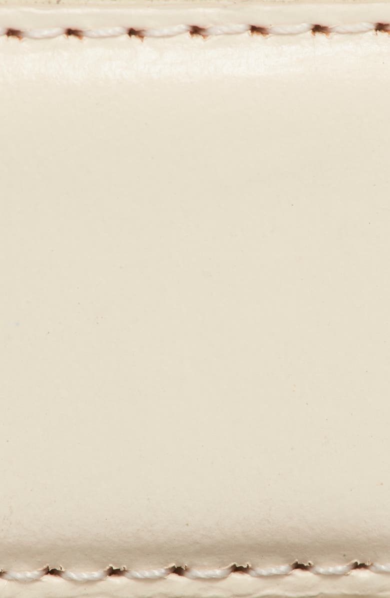 Nordstrom Iris Leather Belt, Alternate, color, Ivory