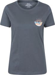 Mountain Warehouse Oban Chest Print Relaxed Fit T-Shirt