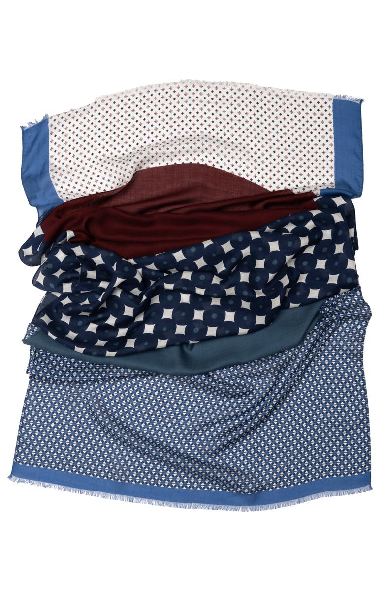 Elizabetta Cortona - Modal Scarf, Alternate, color, Blue