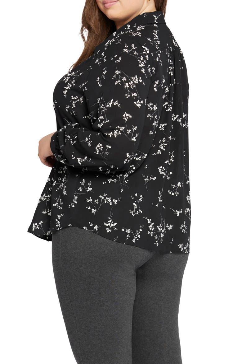 Modern Floral Blouse, Alternate, color, NELLIE VALLEY