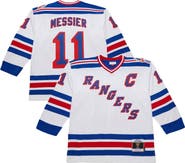 Mitchell & Ness Men's Mark Messier White New York Rangers 1993-94 Power Play Jersey