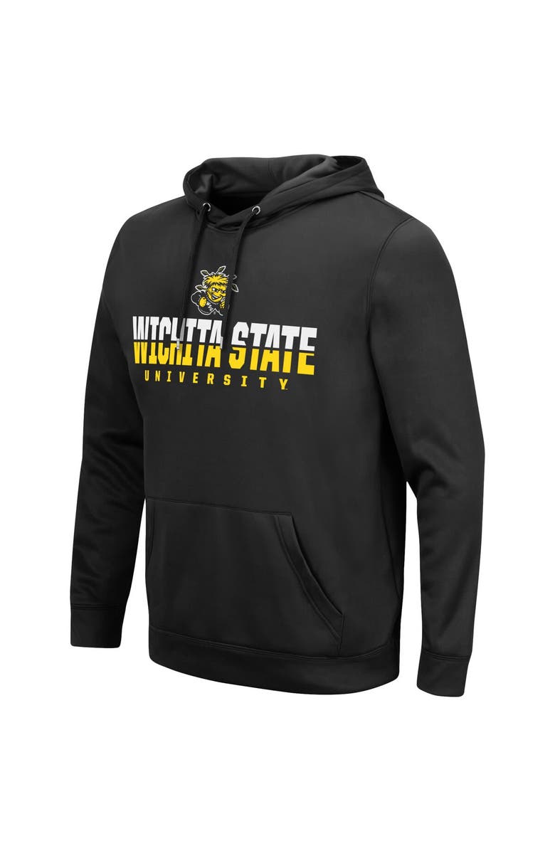 COLOSSEUM Men's Colosseum Black Wichita State Shockers Lantern Pullover Hoodie, Alternate, color, Black