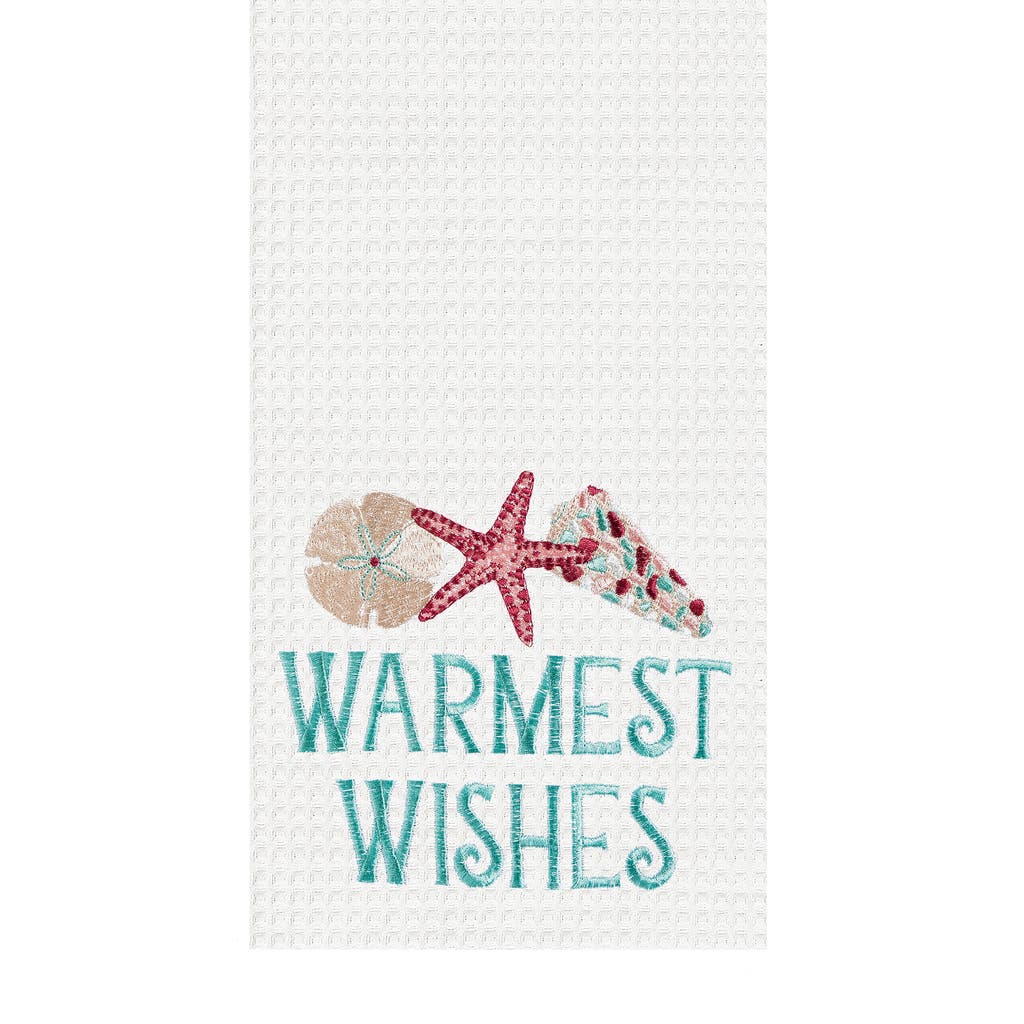 C & F Home C&f Home Warmest Wishes Towel In Blue