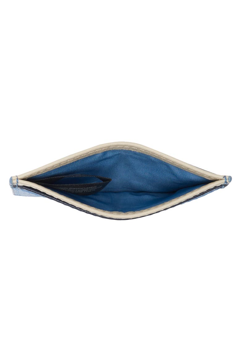Margot Leather Card Case, Alternate, color, NAVY MISTYBLUE PARCHMENT