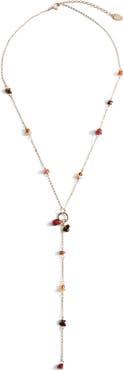 MANGO Stone Bead Y Necklace