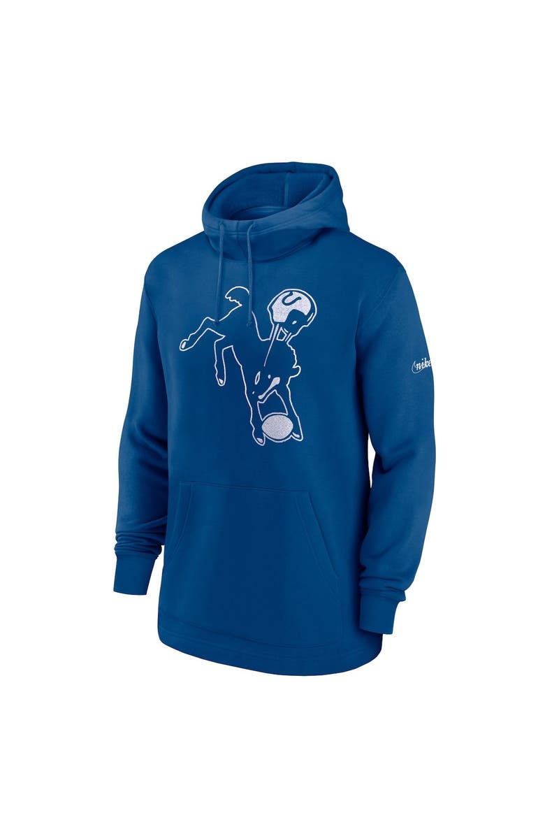 Nike Men's Nike Royal Indianapolis Colts Classic Pullover Hoodie, Alternate, color, 