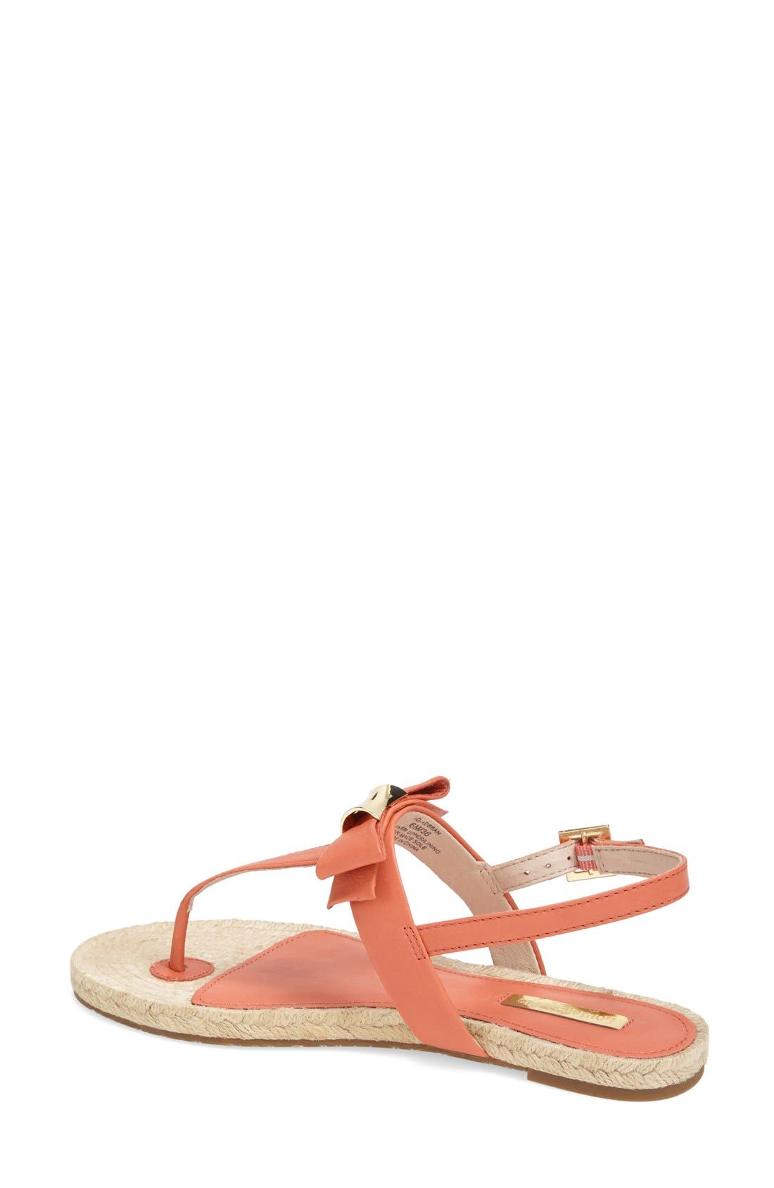 'Adrean' Thong Sandal, Alternate, color, SALMON