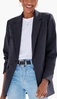 LASCANA Pinstripe Oversized Blazer