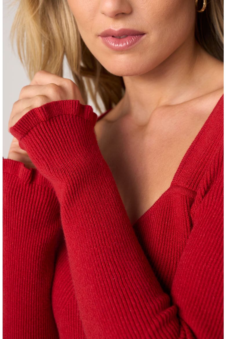 Rib Sweater, Alternate, color, SUNDANCE RED