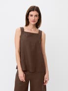 Masai Copenhagen Madisa Linen Square Neck Top