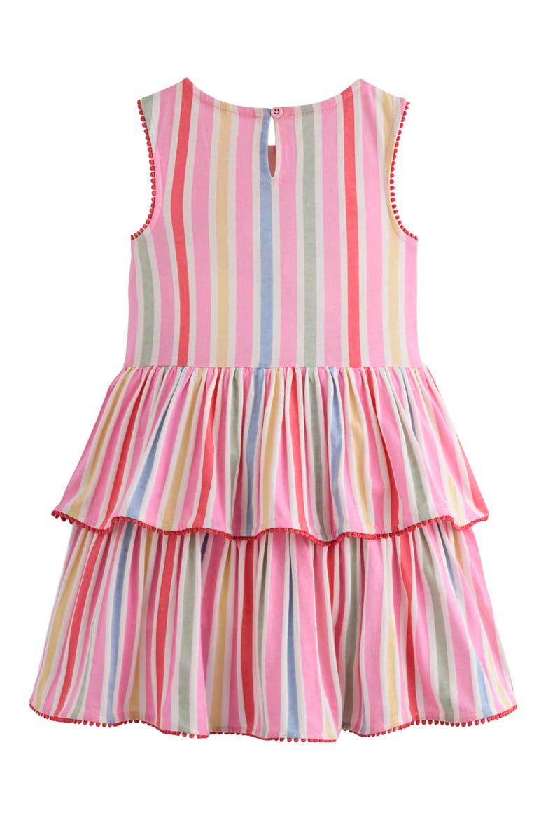 Kids' Jersey Ruffle Sundress, Alternate, color, PINK STRIPE