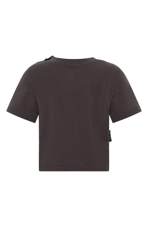 Tiny Tribe Core Cotton T-shirt In Charcoal