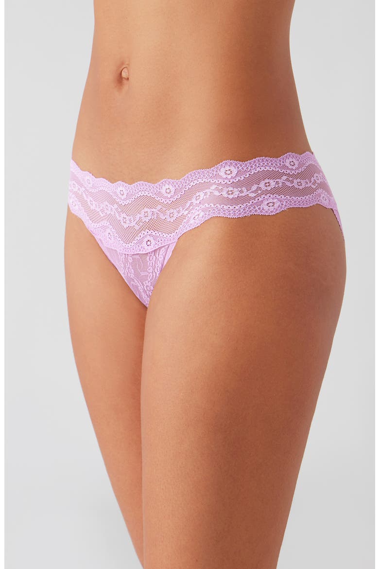 'Lace Kiss' Bikini, Alternate, color, SMOKY GRAPE