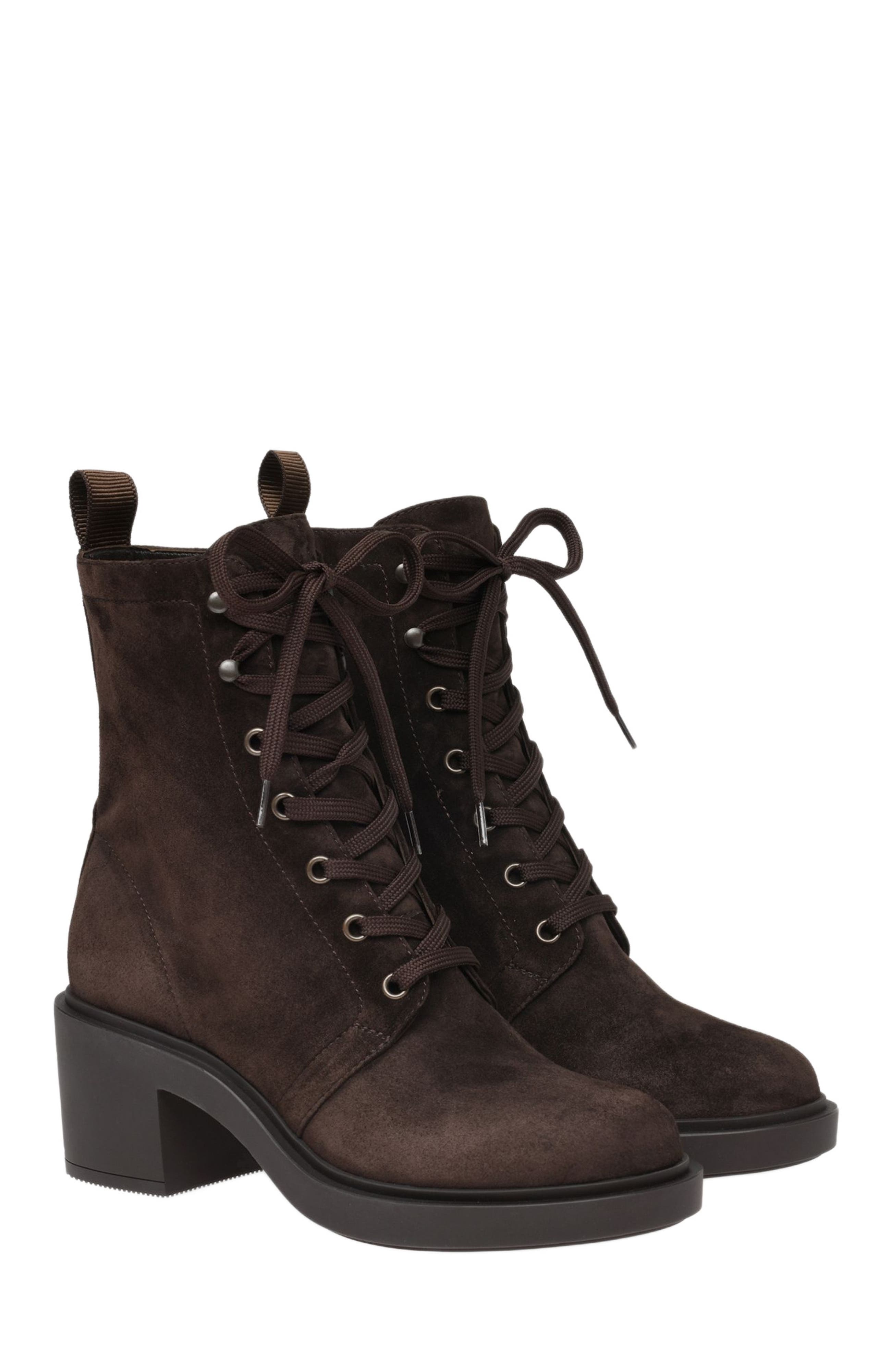 Gianvito Rossi Foster Bootie, Alternate, color, Dark Brown