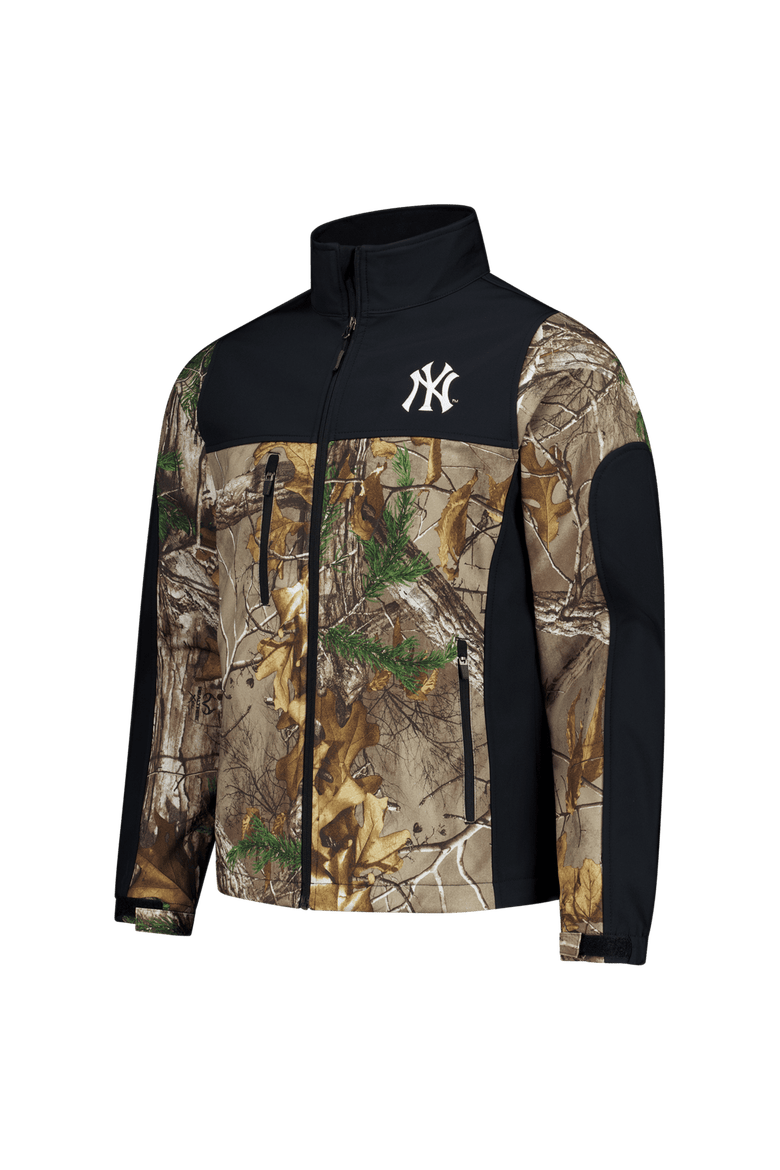 Men's Dunbrooke  Camo New York Yankees Hunter Softshell Realtree Full-Zip Jacket, Alternate, color, Camo