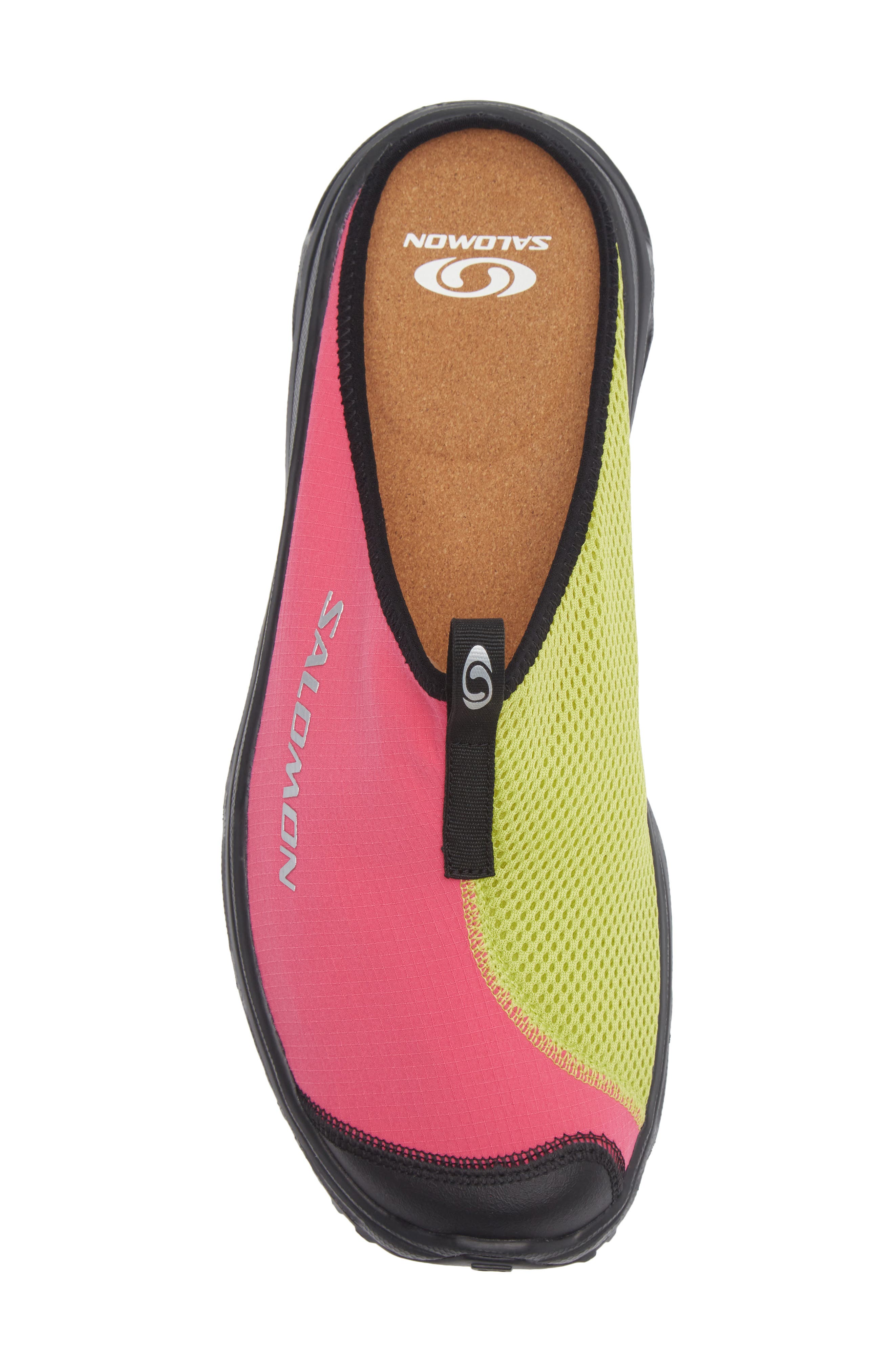 Salomon Gender Inclusive RX Slide 3.0 Sneaker, Alternate, color, Pink Yarrow/ Bright Chartreuse