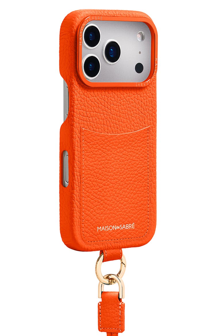 Sling Phone Case iPhone 17 Pro Max, Alternate, color, Manhattan Orange