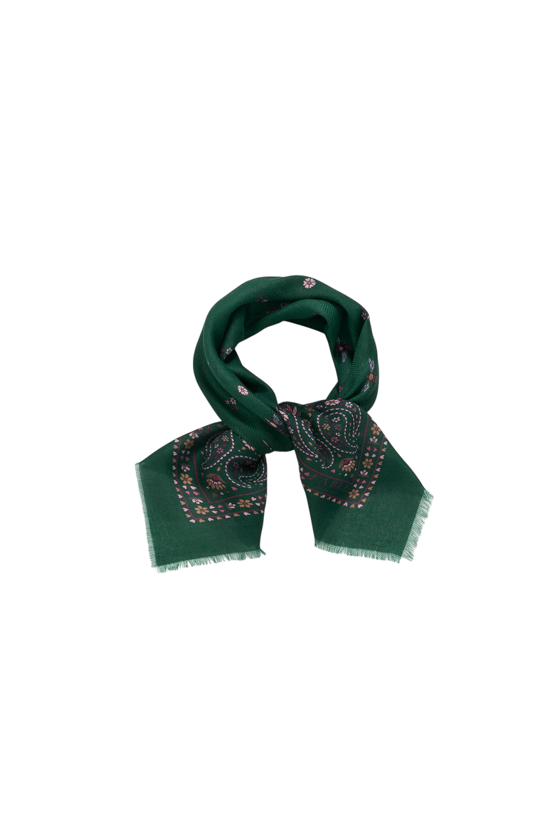 Eve Bandana Scarf, Alternate, color, Dark Green