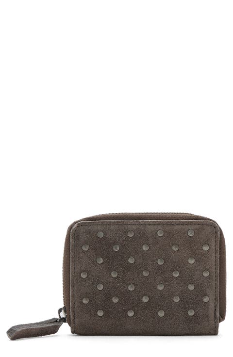 Stud Leather Coin Pouch