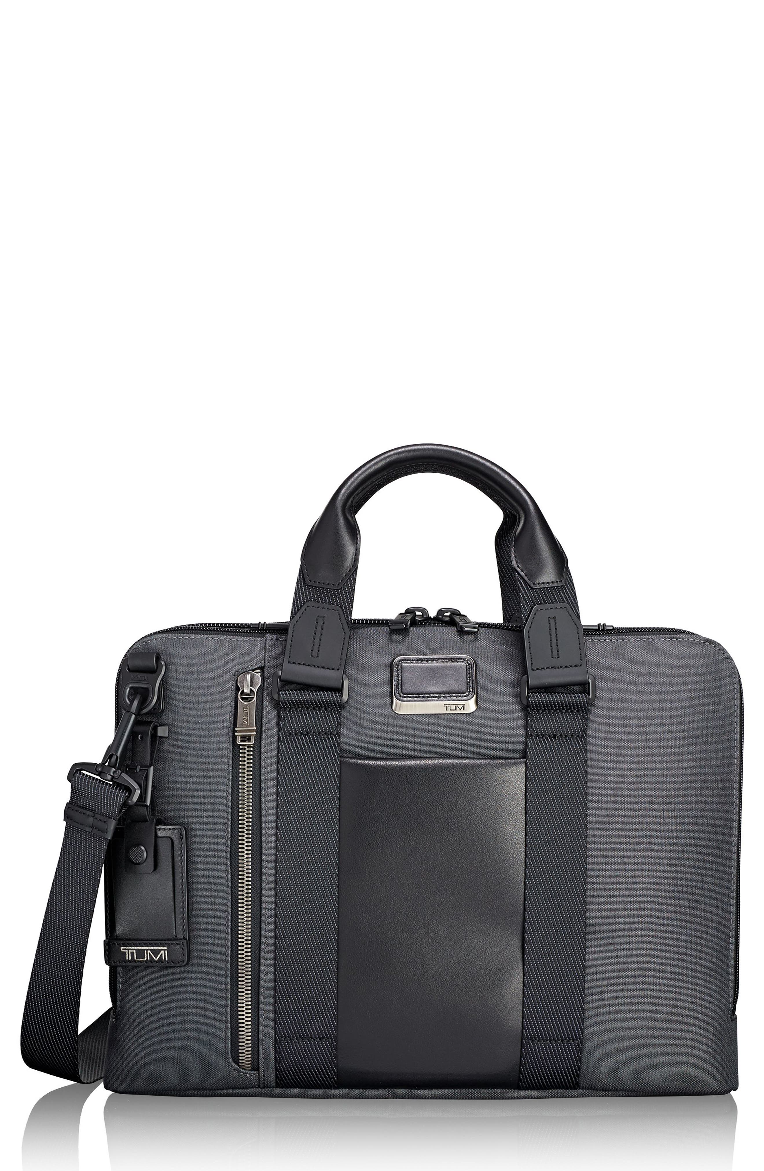 TUMI Alpha Bravo - Aviano Slim Briefcase, Main, color, 