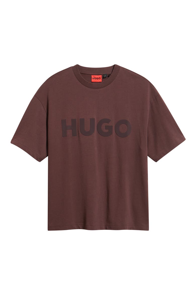 Dinkee Logo T-Shirt, Alternate, color, OPEN BROWN
