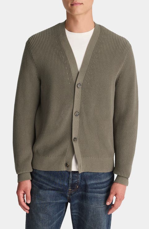 Cotton Shaker Stitch Cardigan