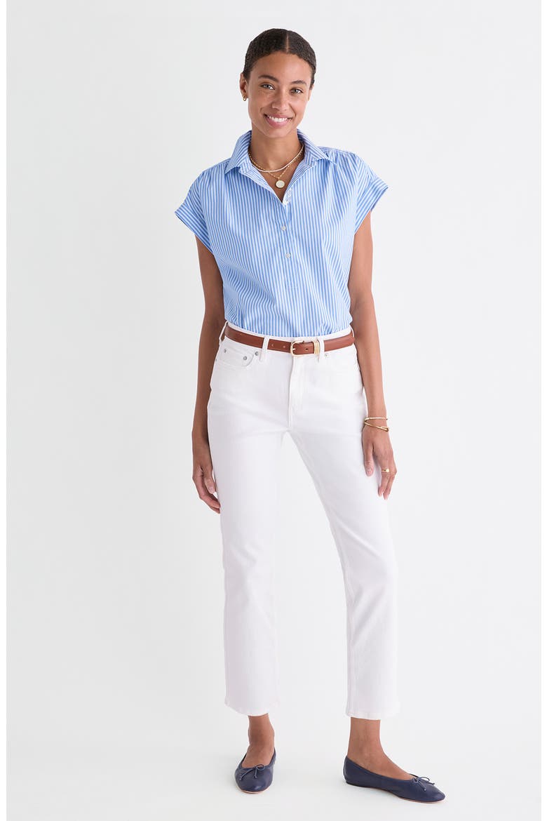Margo Chambray Top, Alternate, color, STRIPE BREAKER BLUE