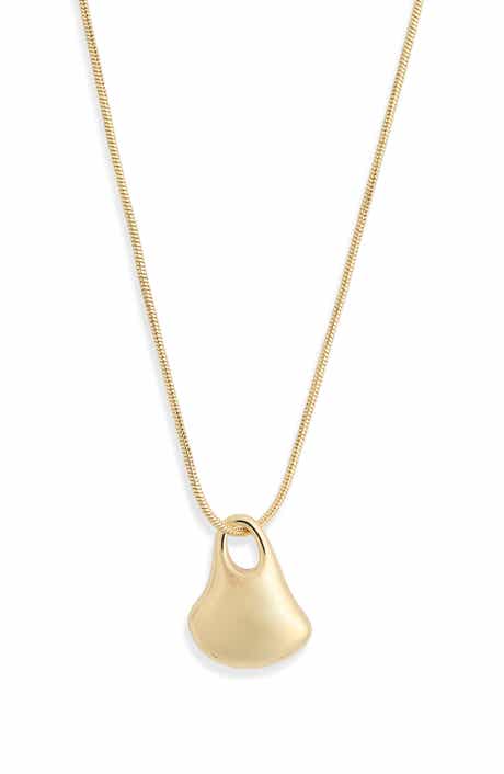 NORDSTROM RACK Demi Fine Molten Pendant Necklace