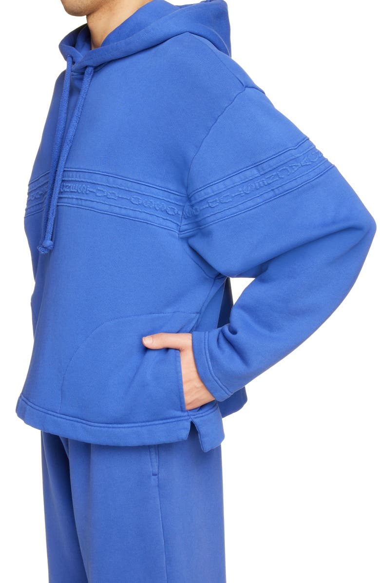 Acne Studios Farmy Chain Embossed Graphic Hoodie, Alternate, color,