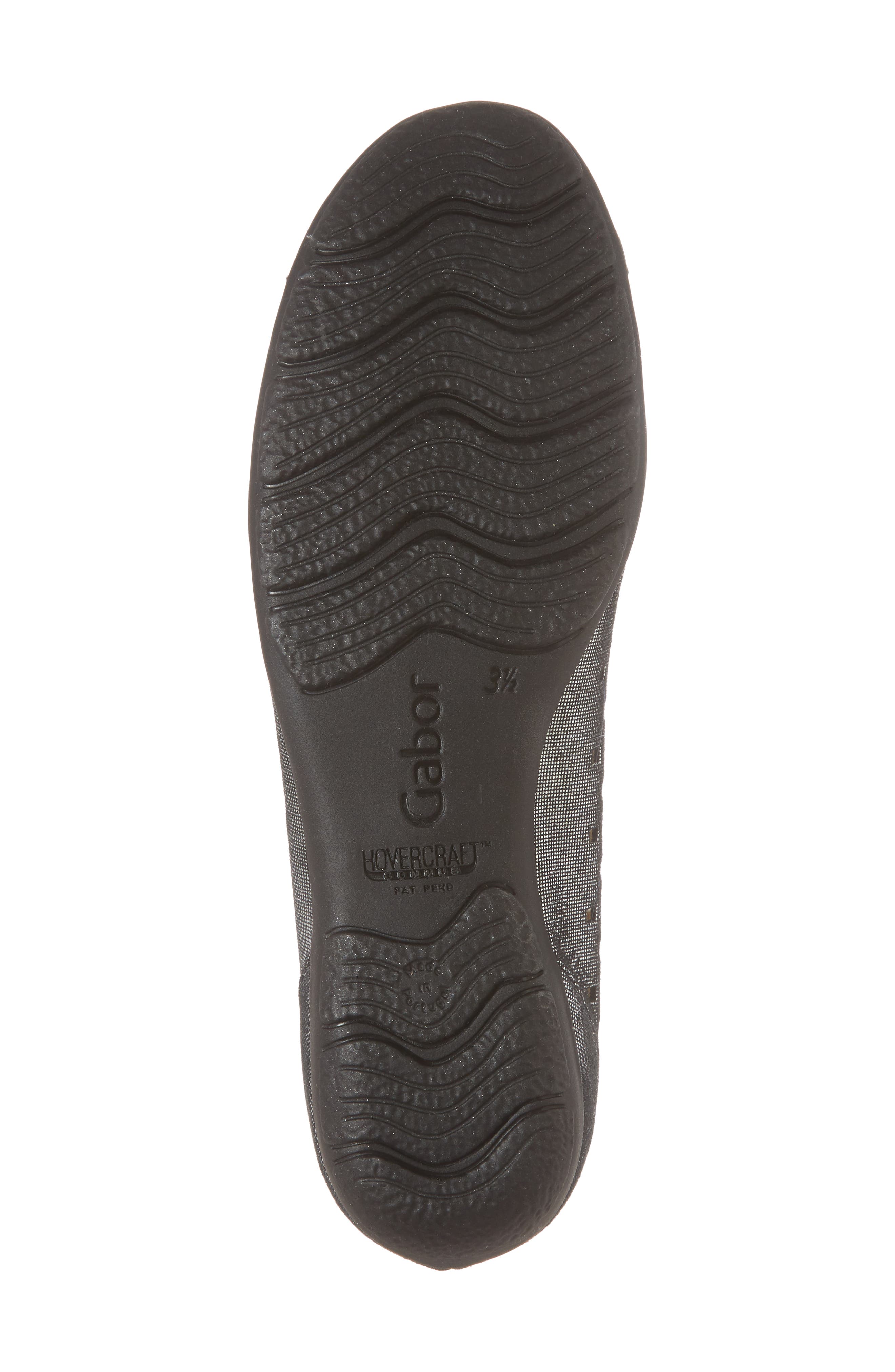 Gabor Perforated Ballet Flat, Alternate, color, 