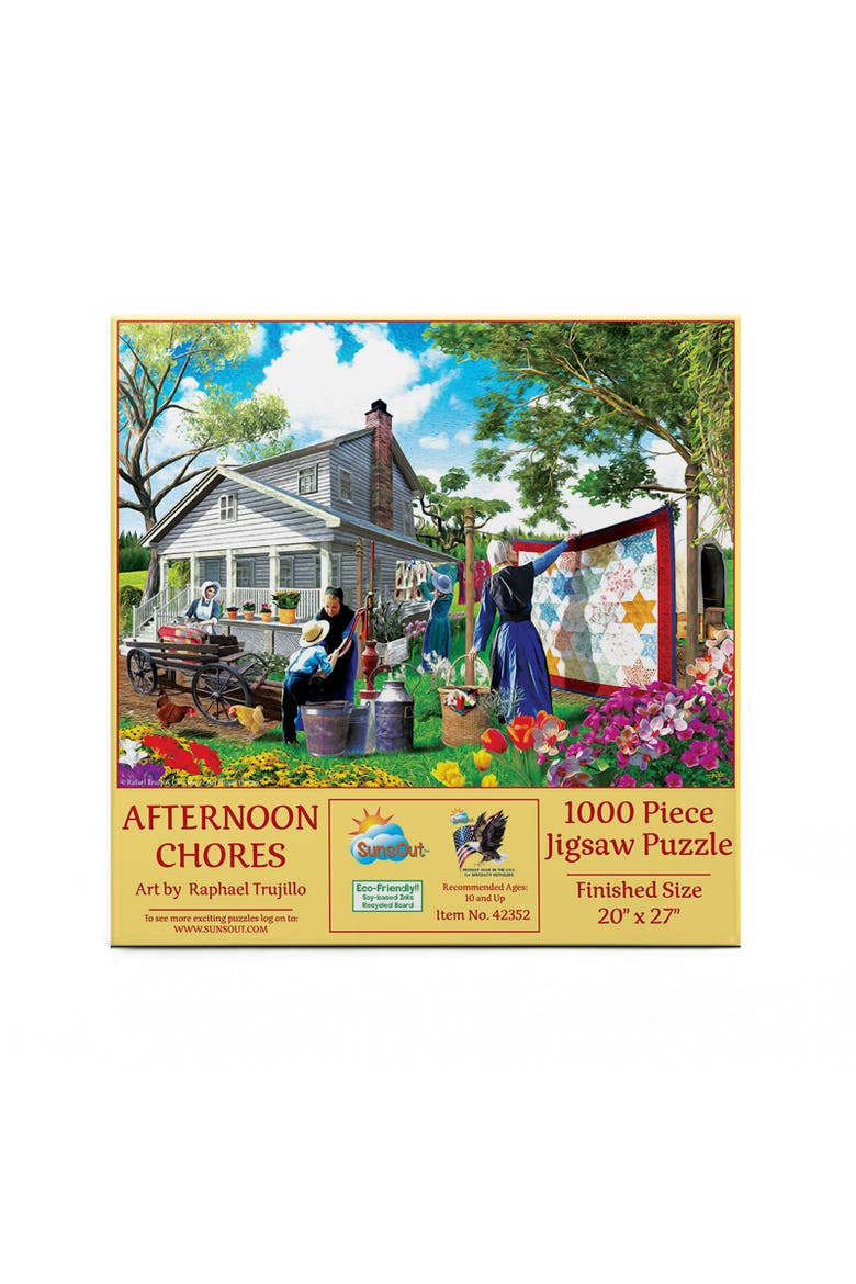Afternoon Chores 1000 piece Jigsaw Puzzle for Adults, Alternate, color, Multicolor