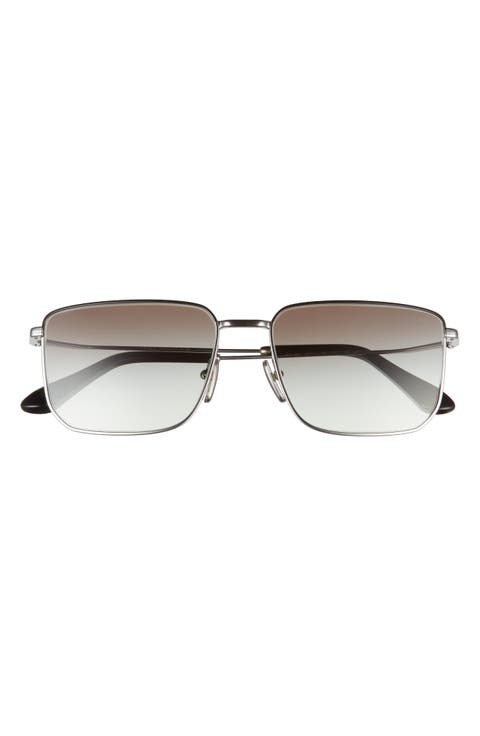 56mm Rectangular Sunglasses