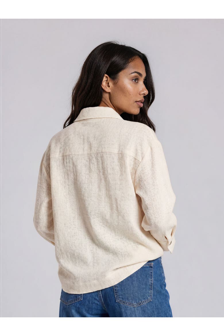 Button-Down Shacket, Alternate, color, Jet Stream