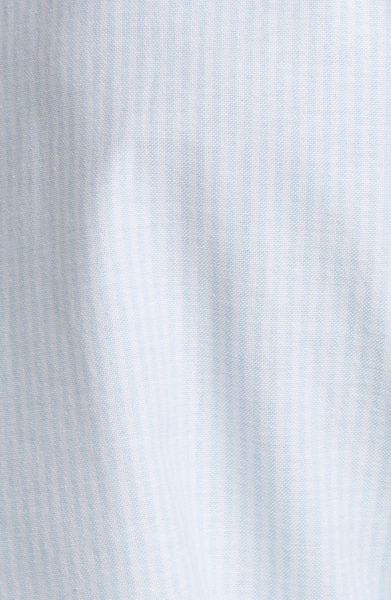 Drake's Ticking Stripe Oxford Cotton Button-Down Shirt, Alternate, color, 